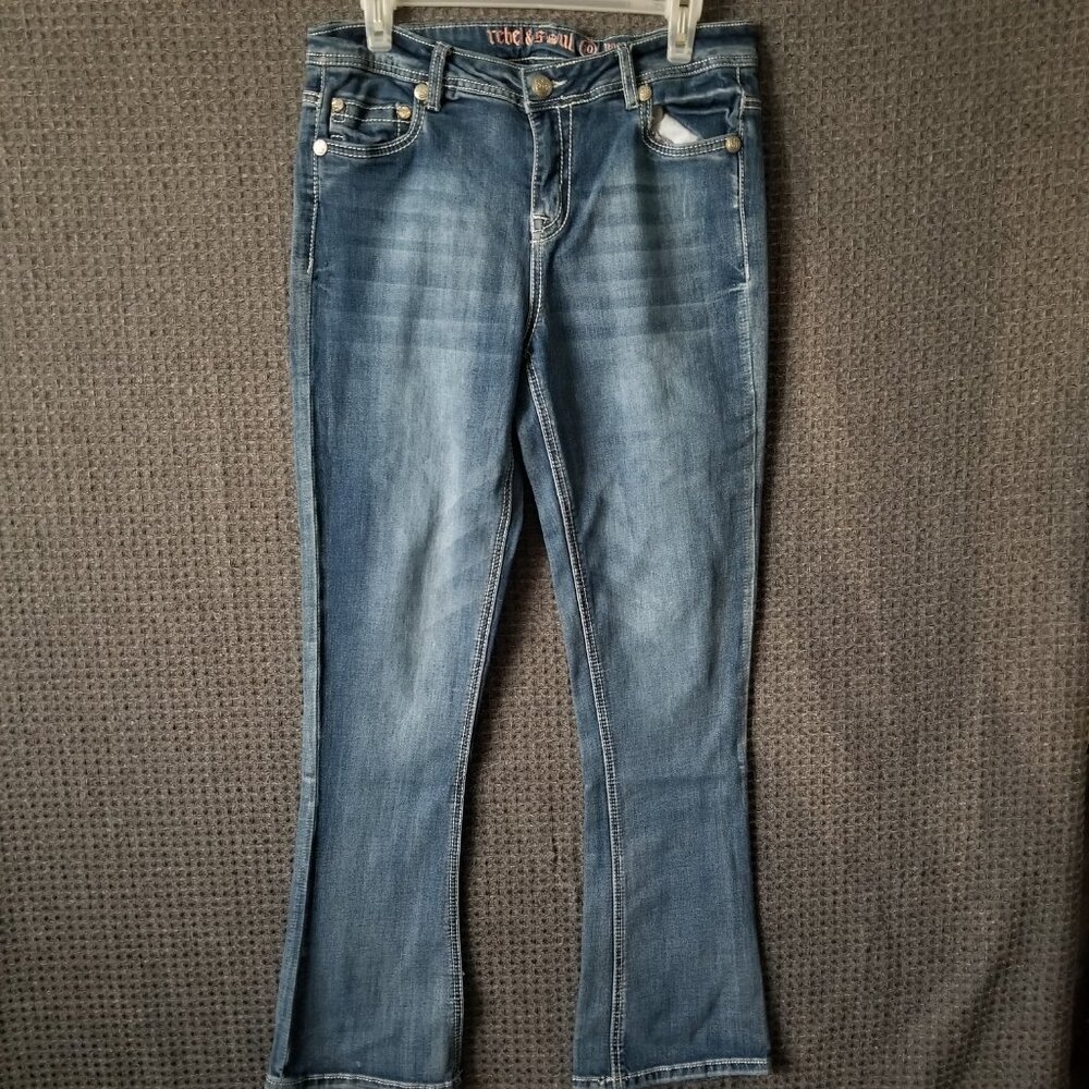 Rebel & Soul Jeans Bling Women's 10